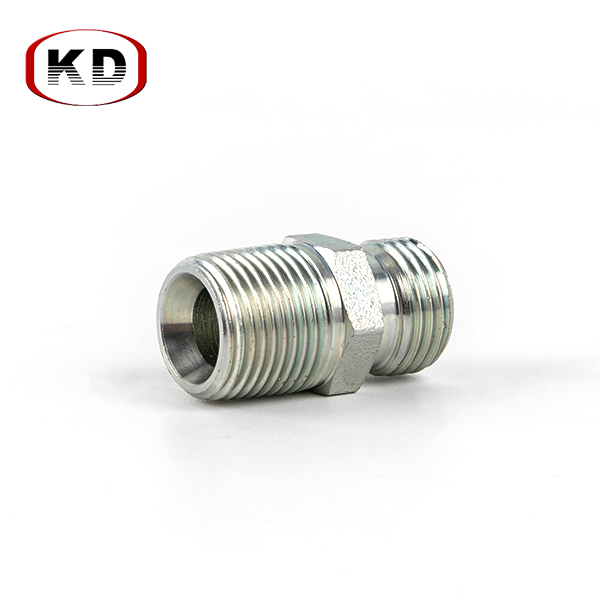 Wear-resistant Well sealed Metric Straight DIN Adapters With NPT Male